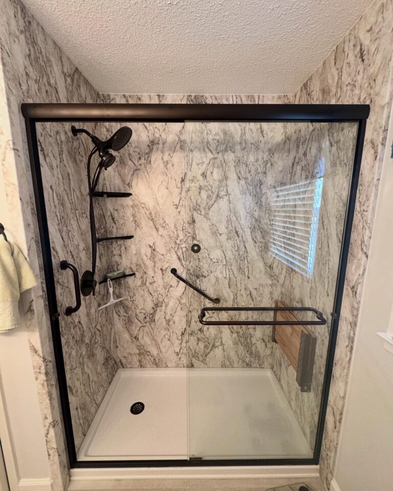one-day shower remodel in Oak Ridge