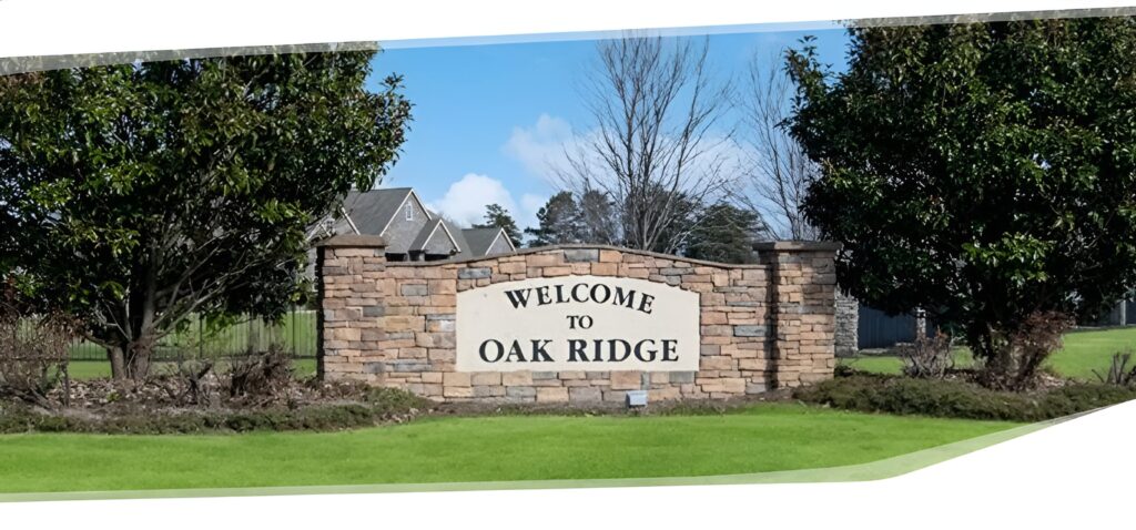 Oakridge, NC. Service areas