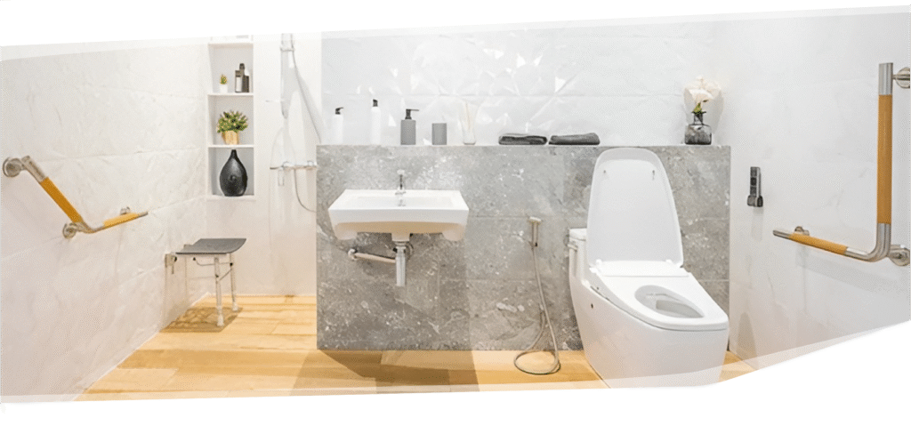 Handicap bathroom remodel