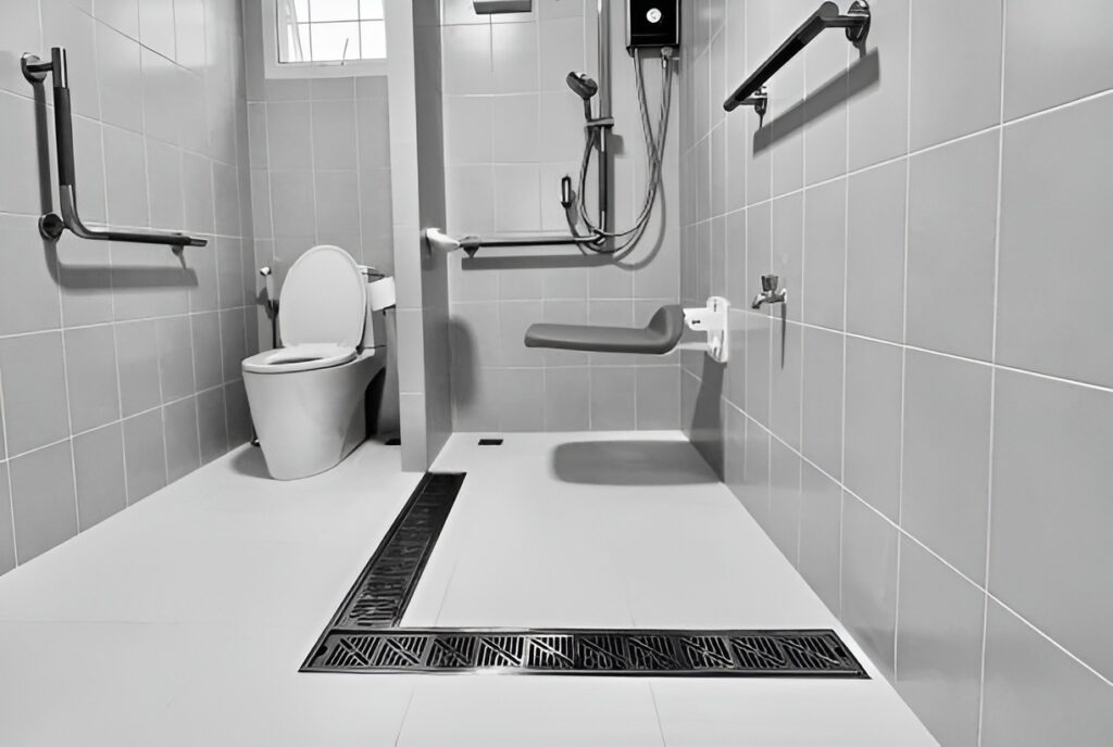 Handicap Bathroom Remodel in the Triad Area